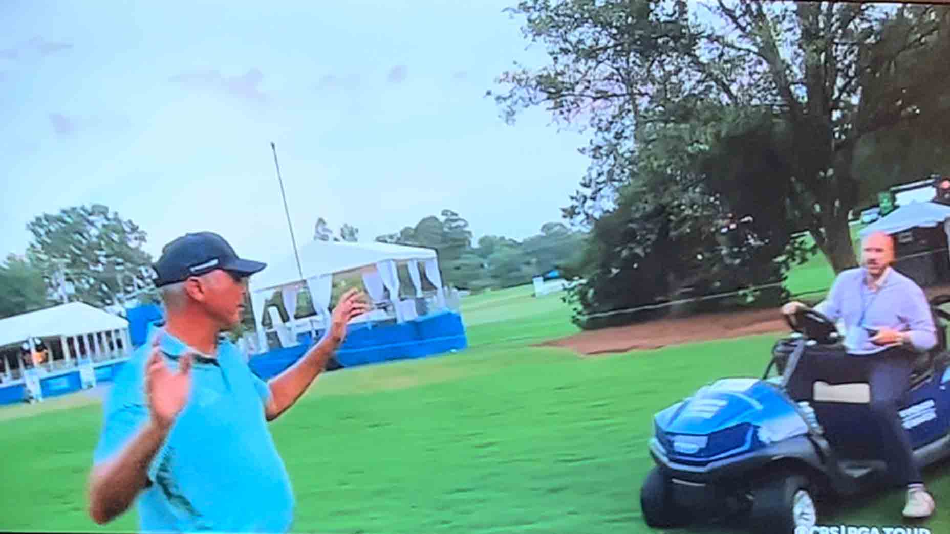 Matt Kuchar stops his round in a bizarre way on the 72nd hole, turning the result of the tour event on its head