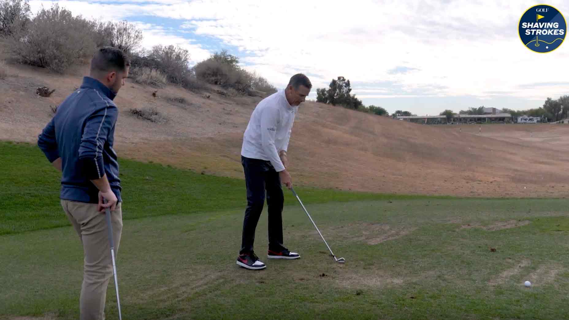 Try this around-the-world divot drill for instant ball-striking feedback