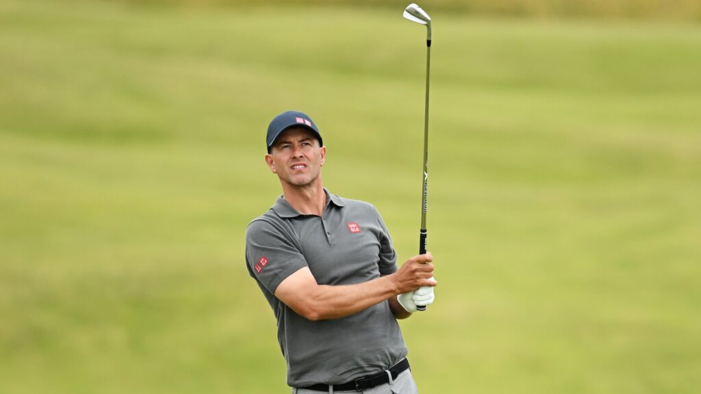 Adam Scott was finding a groove. Then he changed irons