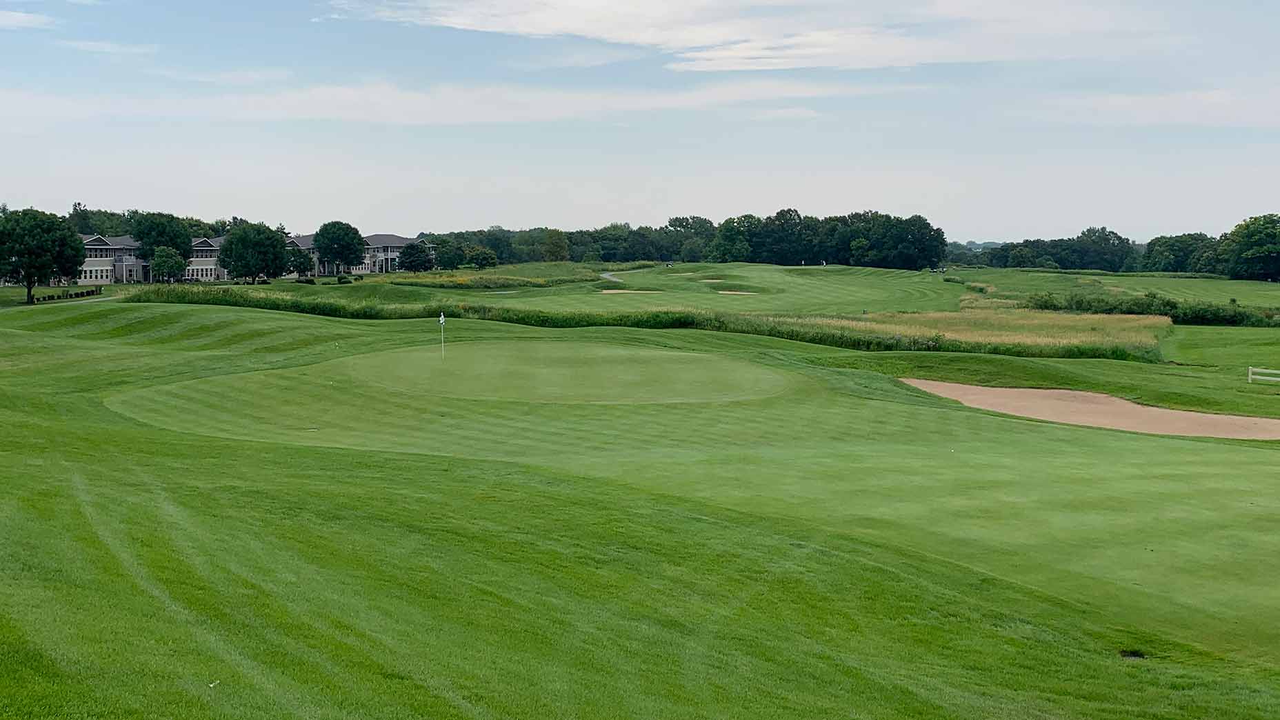 the first hole at the chaska town course.