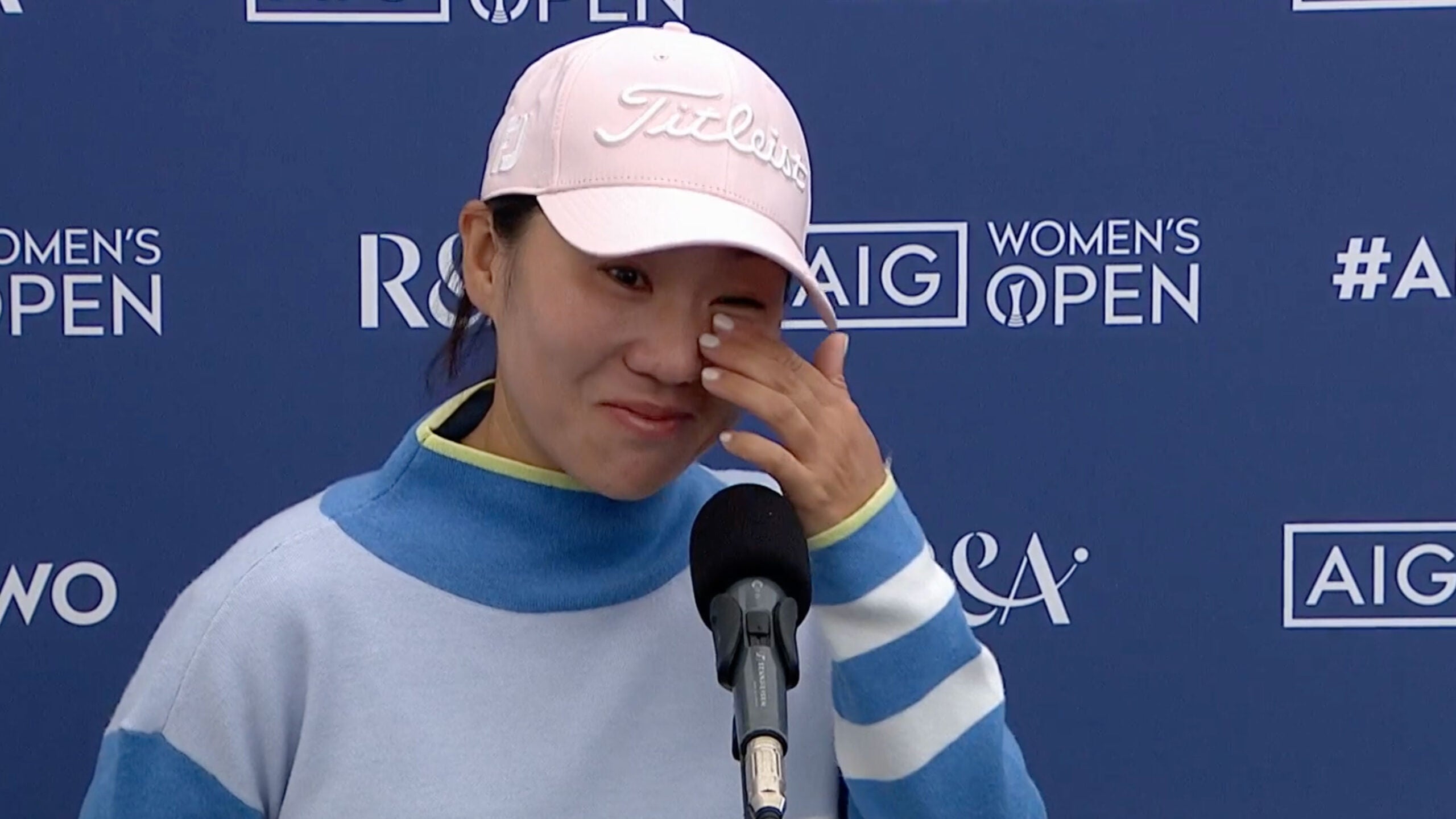 ik kim announcing her retirement at st. andrews