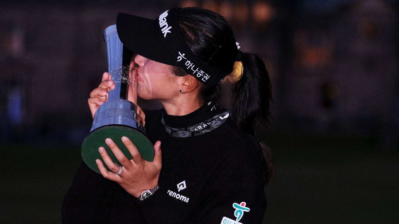 Lydia Ko on the fourth day of the 2024 AIG Women's Open in St. Andrews.