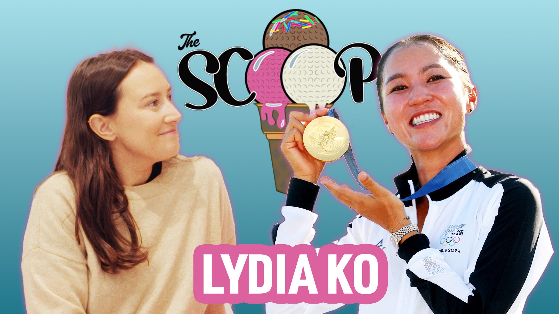 Lydia Ko accompanies Claire Rogers at “The Scoop”