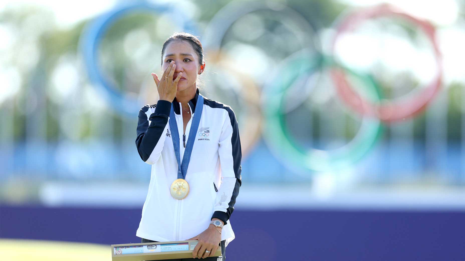 Lydia Ko cried tears after winning the olympics