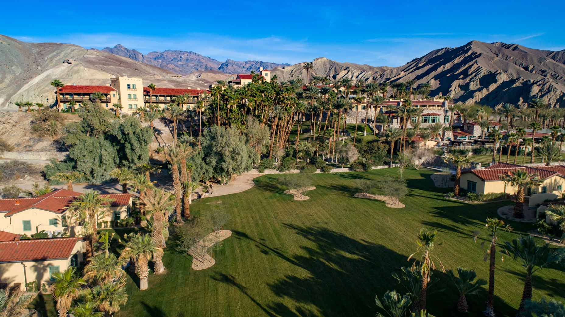 Furnace Creek Golf Coures, at the Inn at the Oasis in Death Valley.