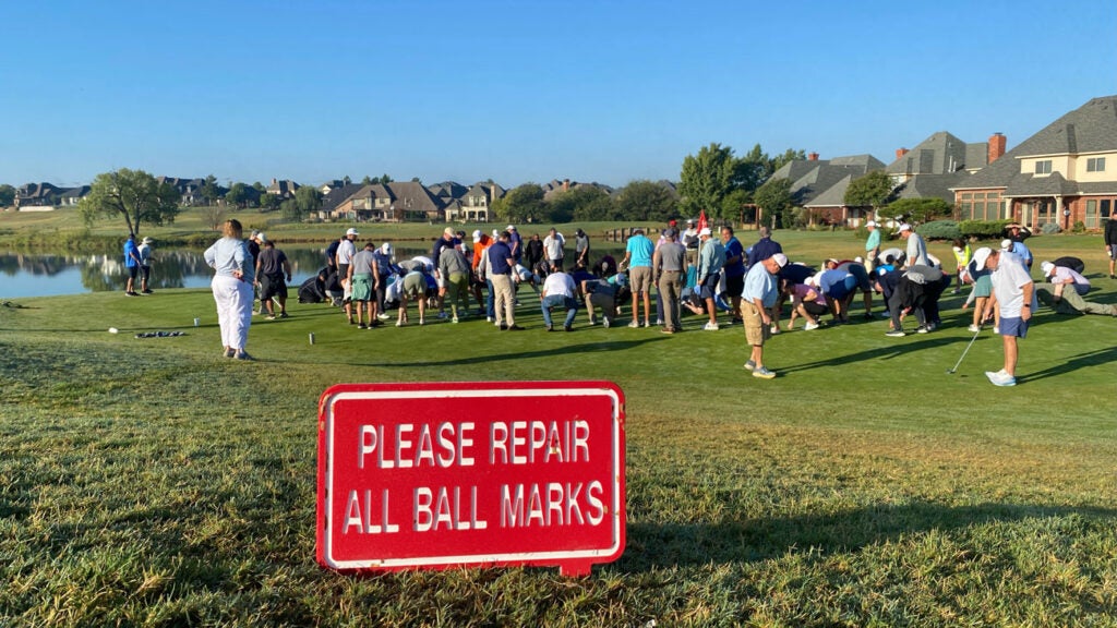 effects of hail storm at rock creek gold club