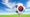 lose-up of a golf ball with the flag of South Korea realistically rendered in 3D.