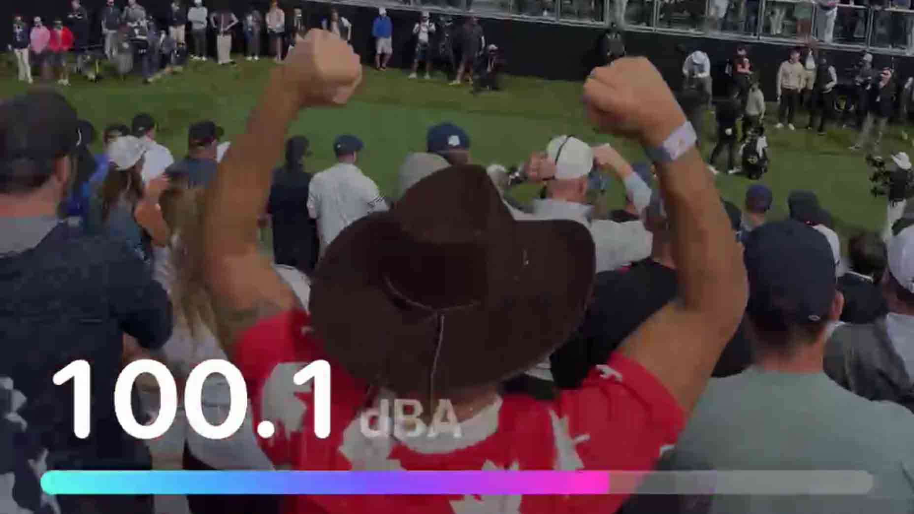 Players criticize fans at Presidents Cup. So we measure the decibels