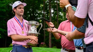 evan beck is interviewed after winning the 2024 u.s. mid-am