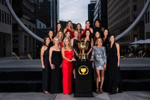 US team wives and girlfriends at the Presidents Cup gala