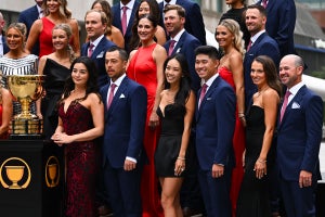 Team USA at the Presidents Cup gala