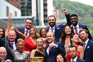 Team USA at the Presidents Cup gala