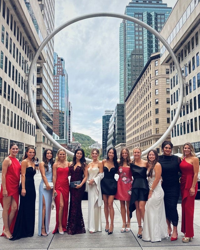 The ladies of Team USA at the Presidents Cup gala