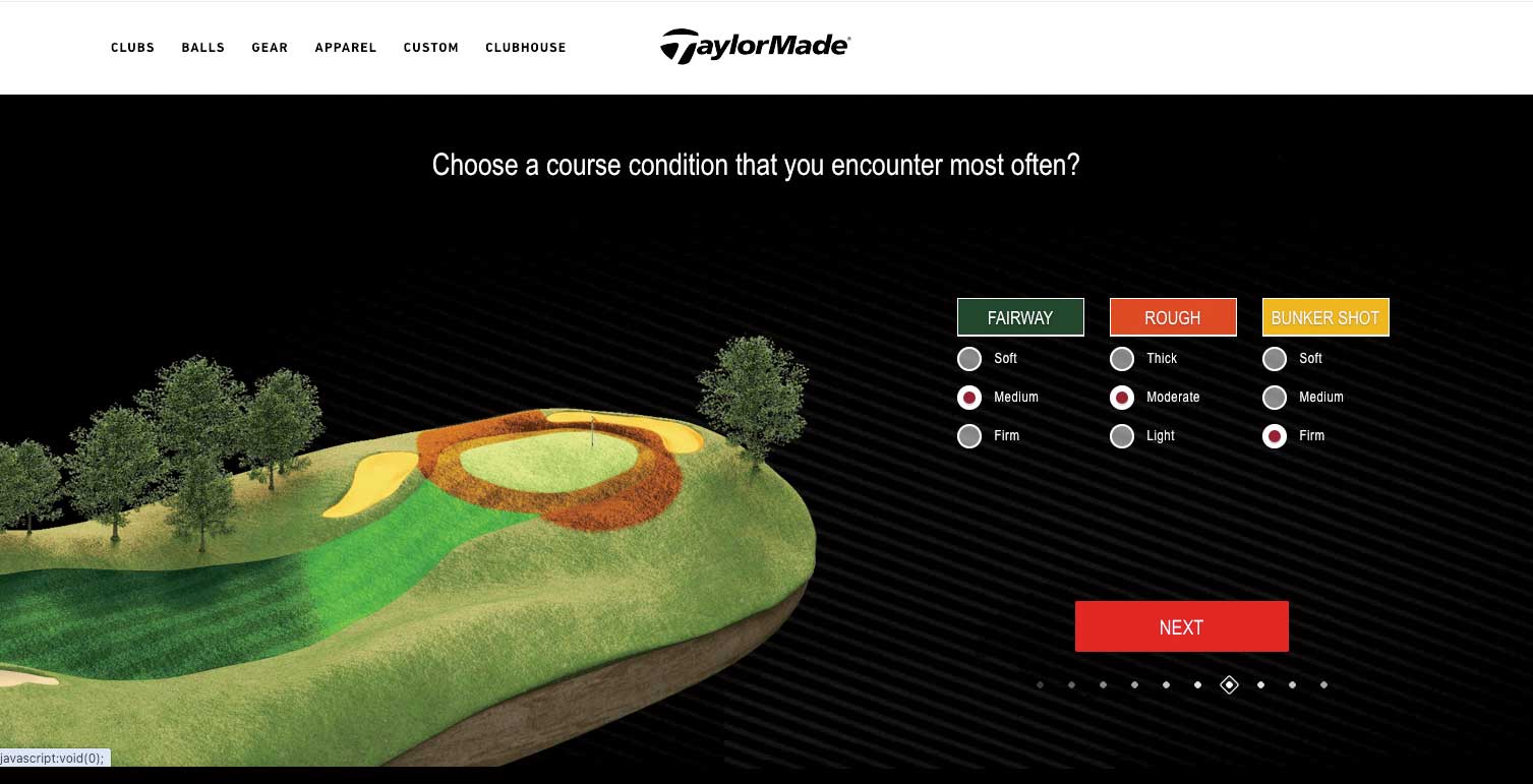 TaylorMade's wedge-fitting tool