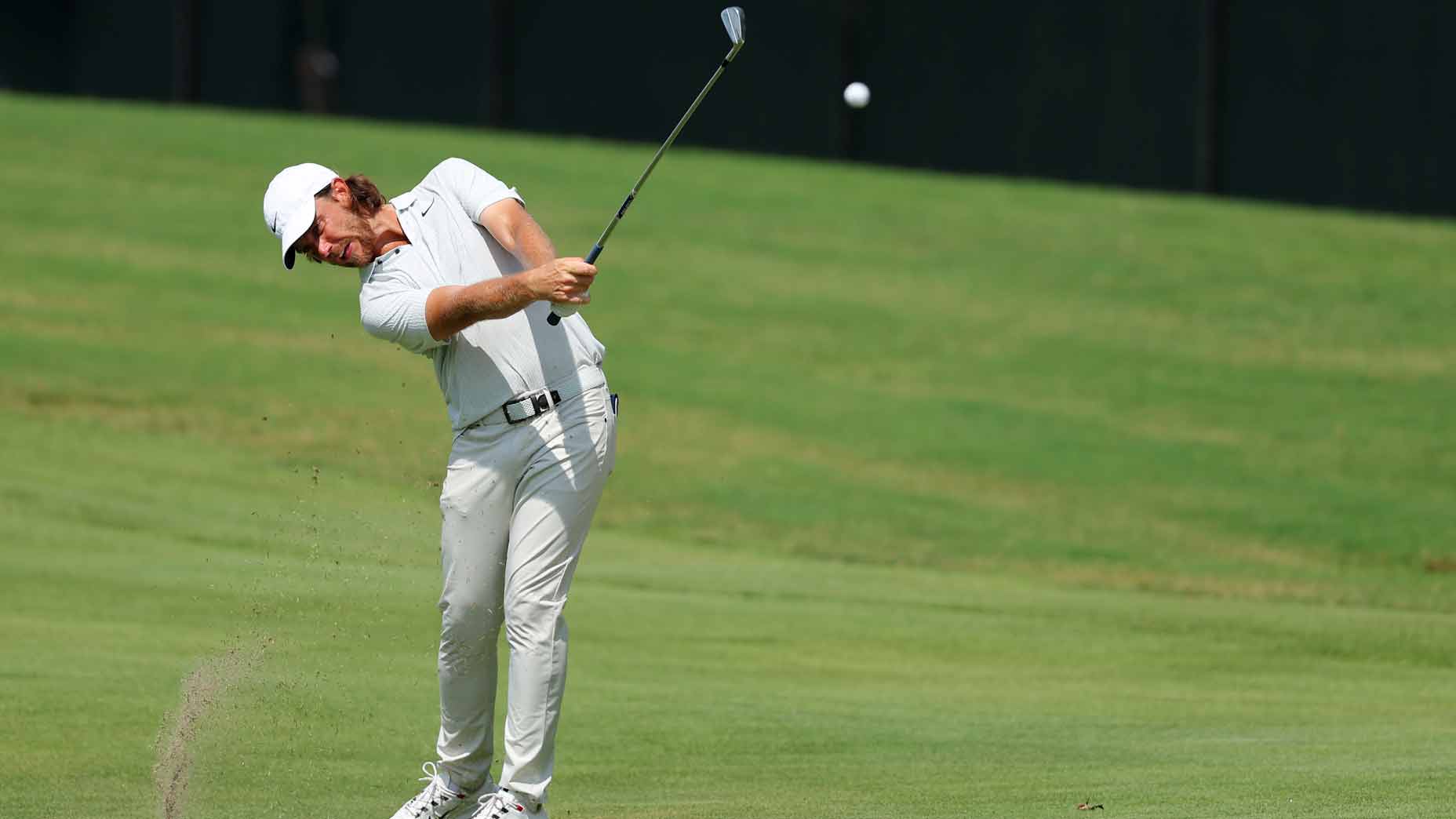 tommy fleetwood hits an iron