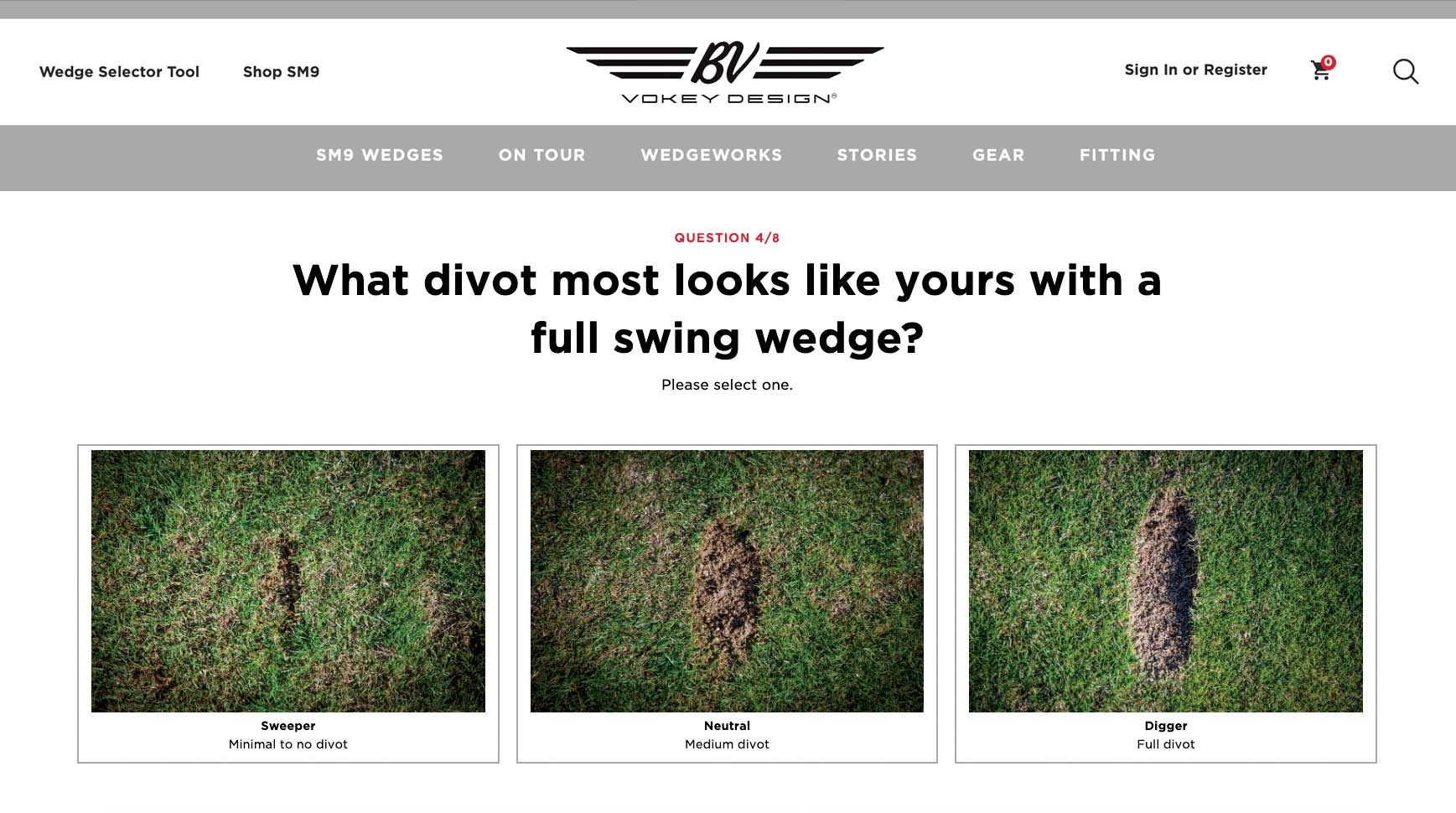 The Vokey Wedge Fitting App.