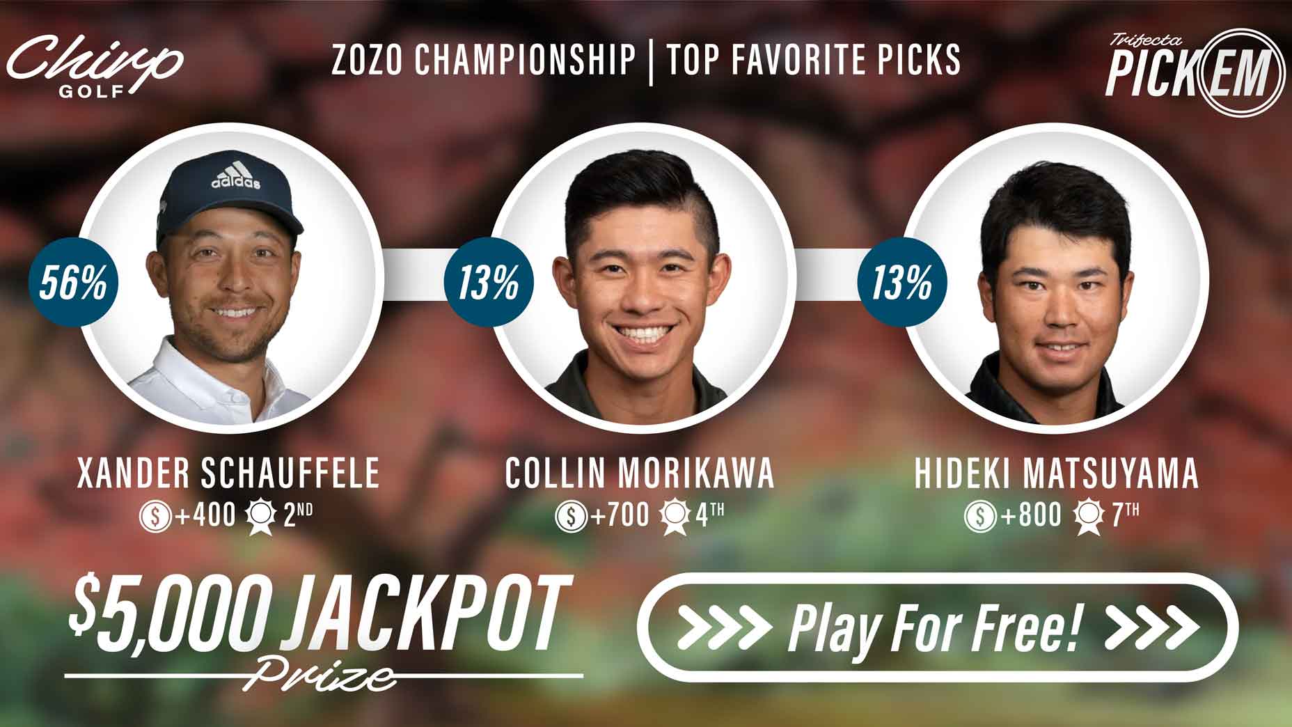 Chirp Golf user picks for the 2024 Zozo Championship.