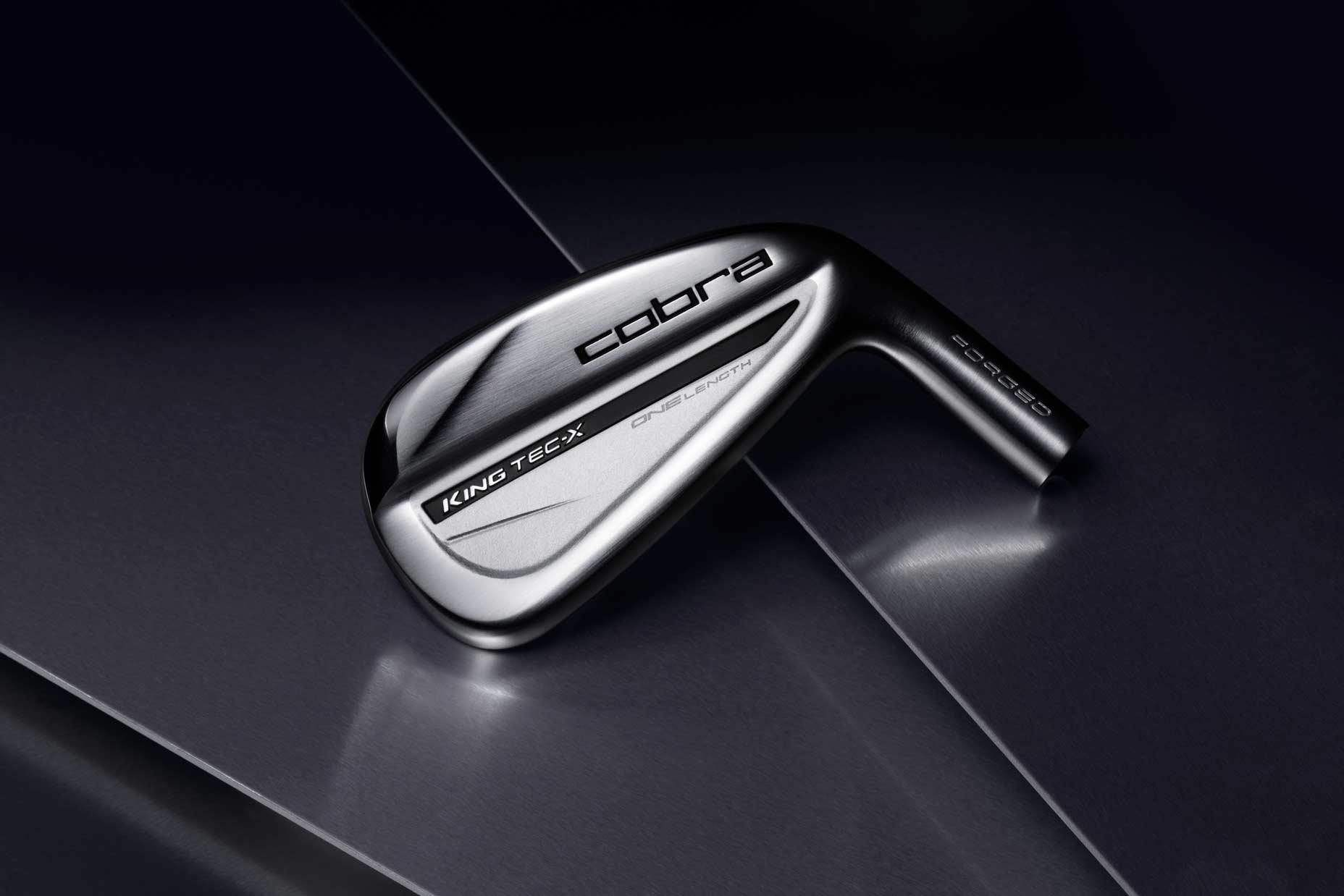 An image of a Cobra King Tec-X One Length iron head.