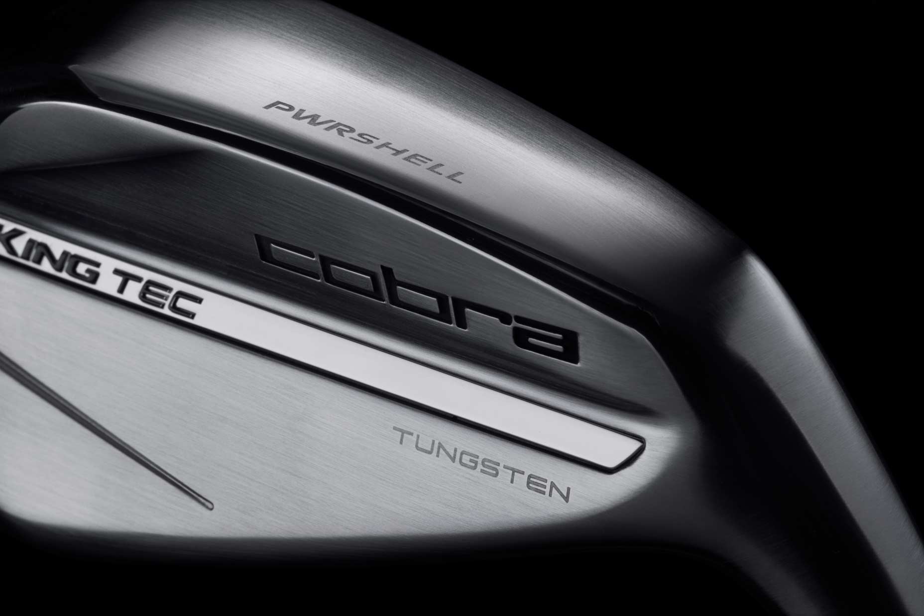 A close-up of the Cobra King Tec iron.