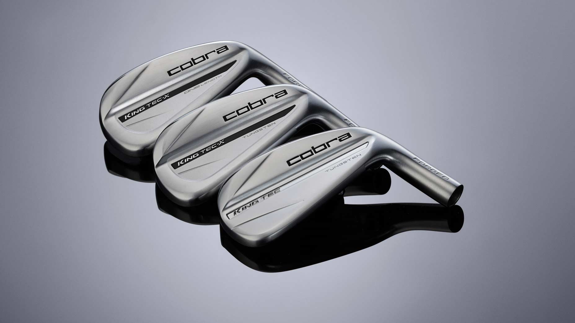 Cobra's new King Tec, King Tec-X and King Tec-X One Length irons.