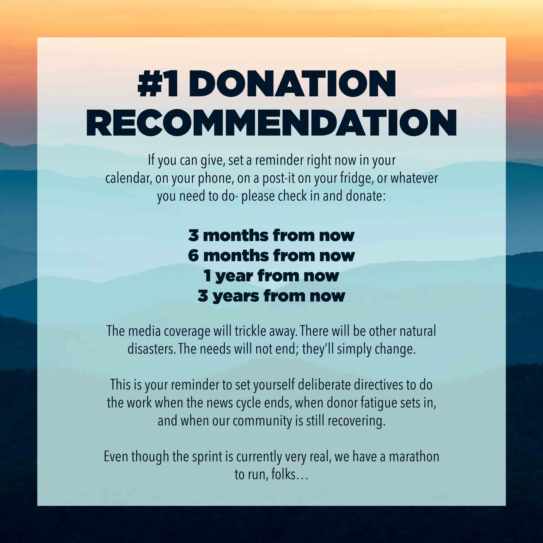 Asheville Donations