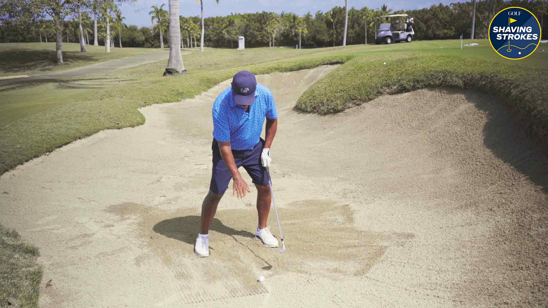 2005 U.S. Open champion Michael Campbell shares his most important setup tips for more success when hitting from greenside bunkers