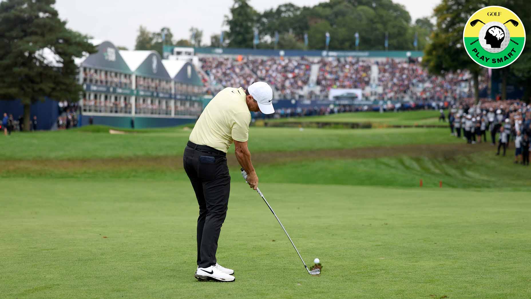 rory mcilroy hits a shot during the 2024 bmw championship