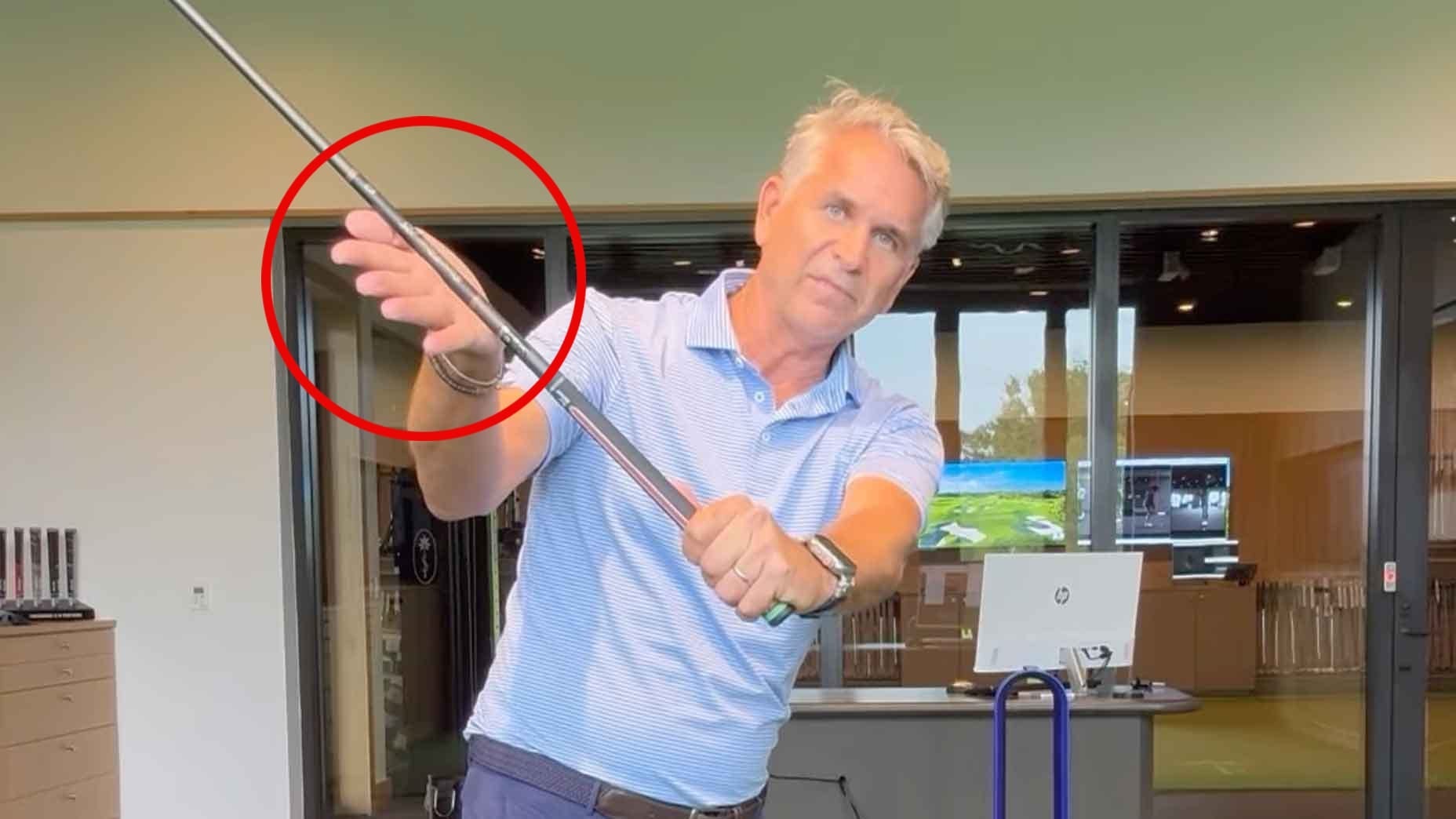 Top 100 Golf Instructor Michael Hunt shares a quick and easy exercise to feel the release of the club to improve the golf swing