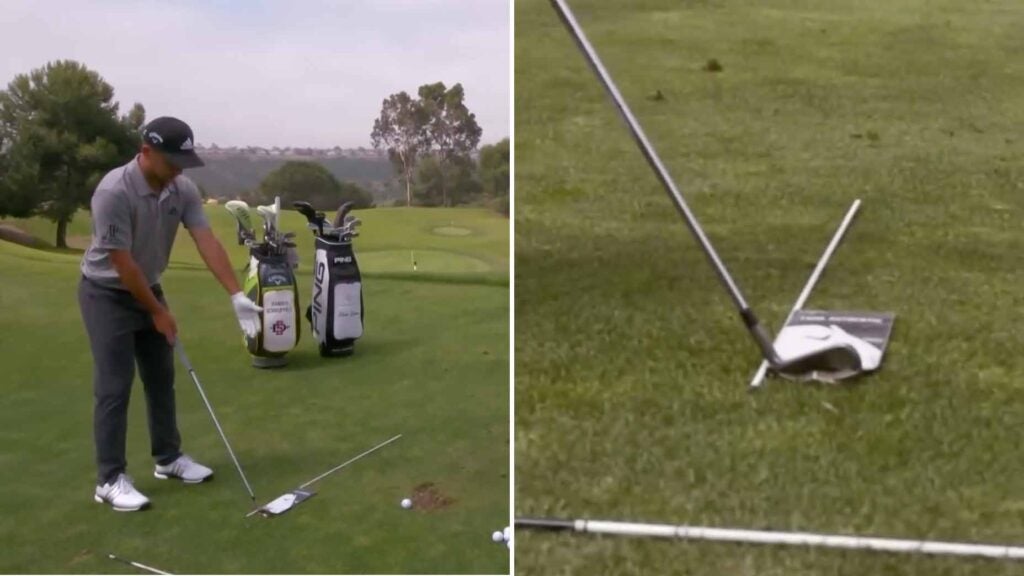 Xander Schauffele's clever trick to square the clubface at all times