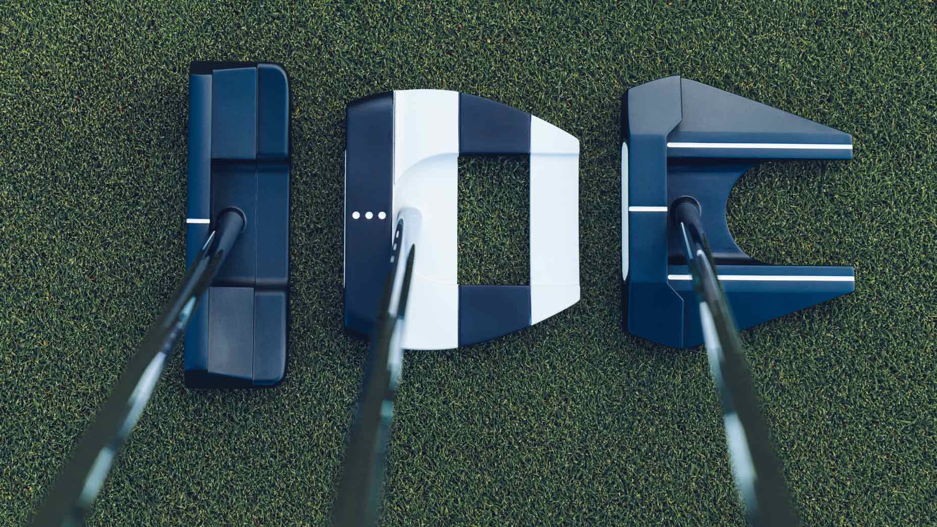 The Odyssey Ai-ONE Square 2 Square putter line.