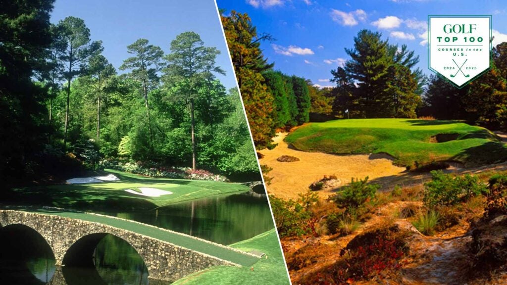 Augusta National and Pine Valley split image