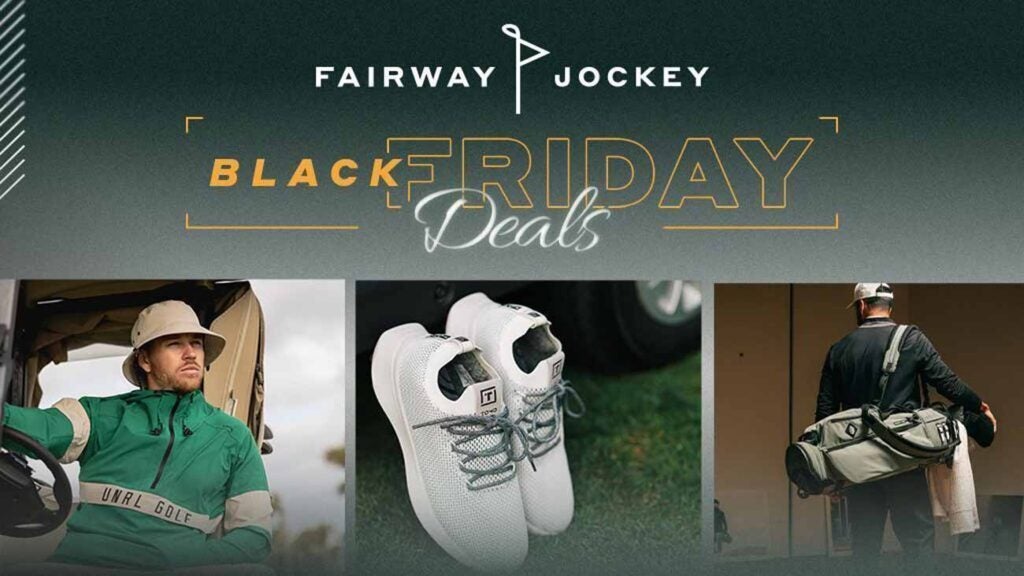 Black Friday deal: Up to 50% off all apparel, shoes and golf bags on Fairway Jockey