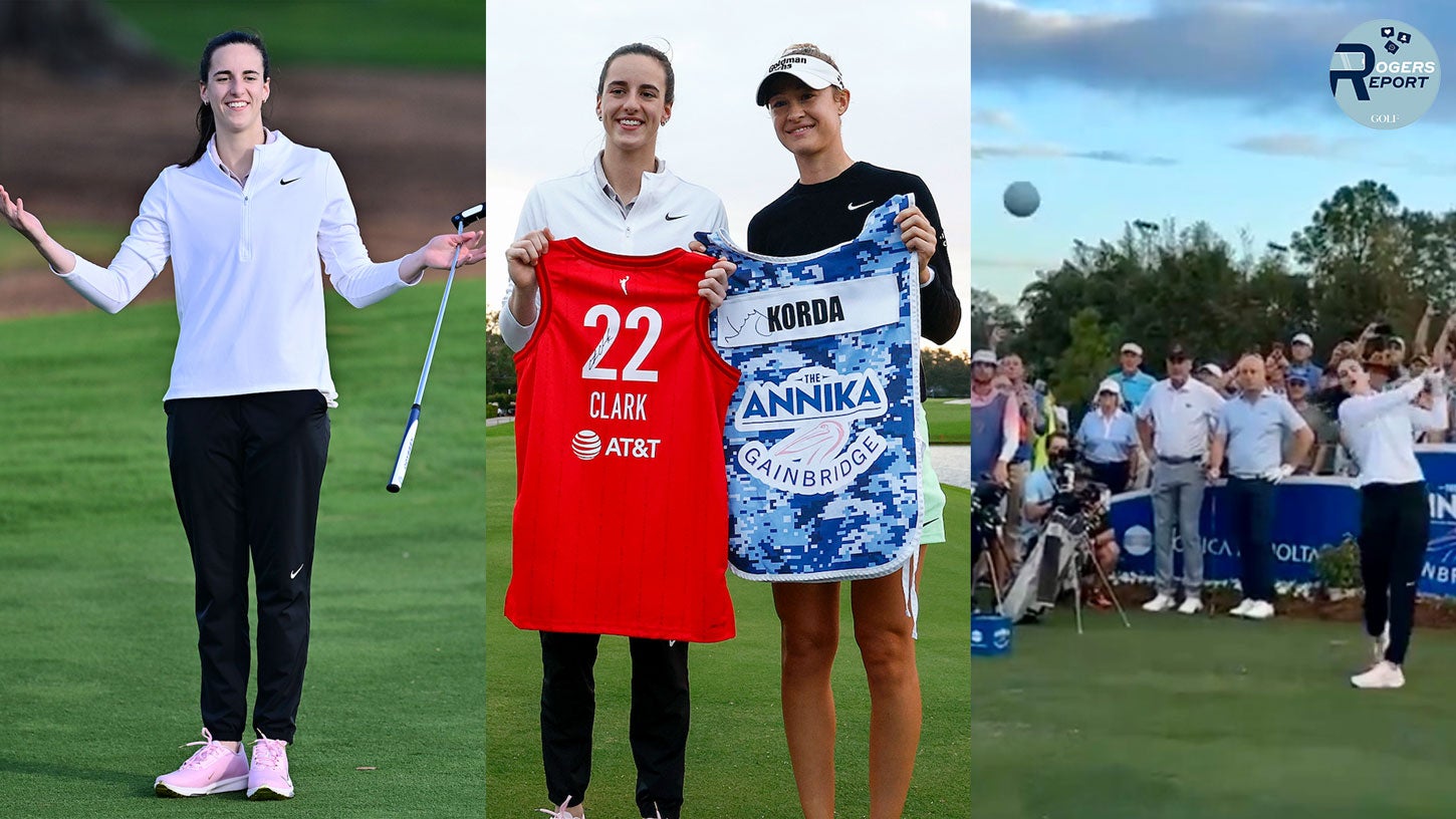 Caitlin Clark tees it up with Nelly Korda, proves she is human | Rogers Report