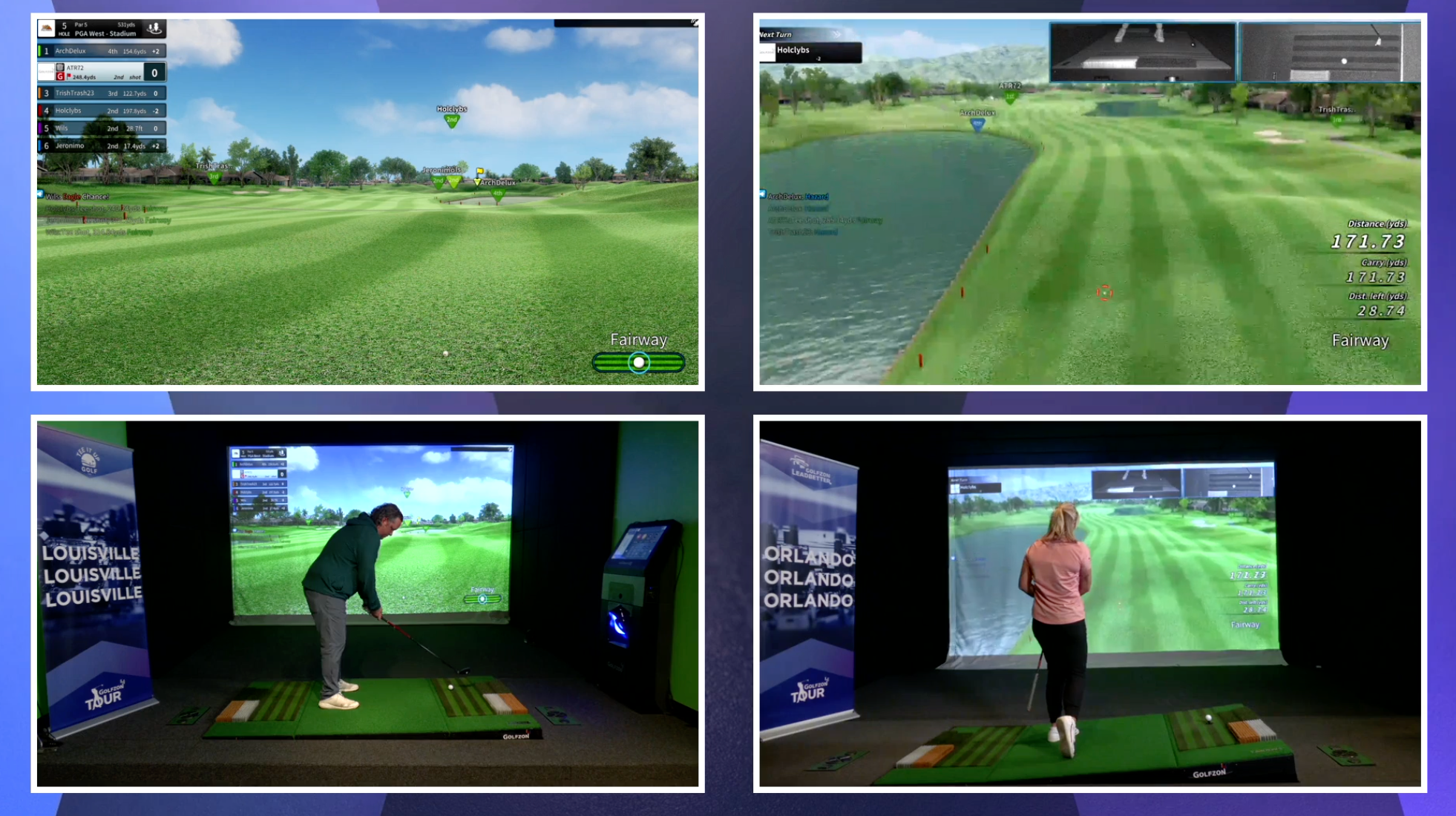 On this simulator golf league, on a regular basis gamers are competing for 0,000