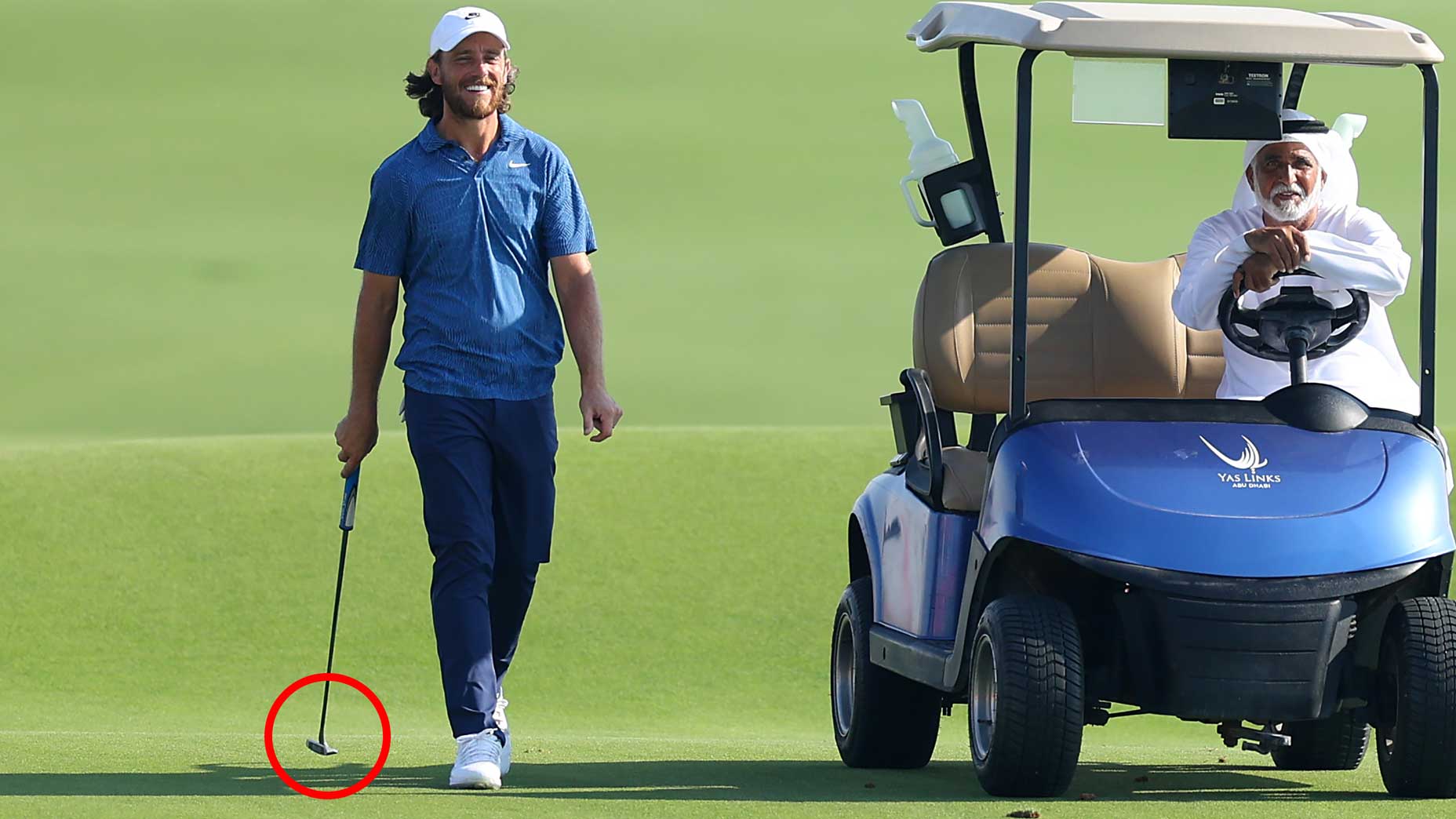 Tommy Fleetwood spotted with prototype TaylorMade putter in Abu Dhabi