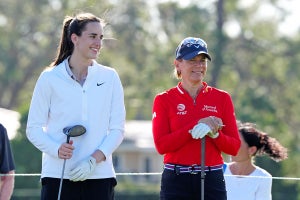 Caitlin Clark and Annika Sorenstam