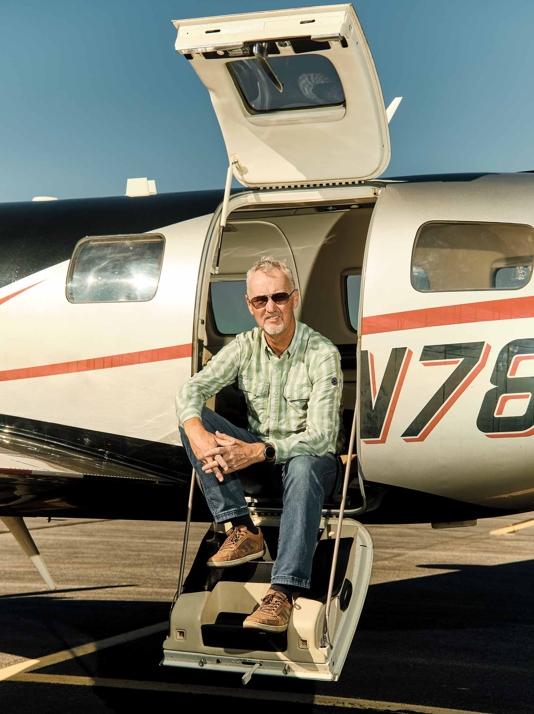 Golf course architect David McLay Kidd on his plane