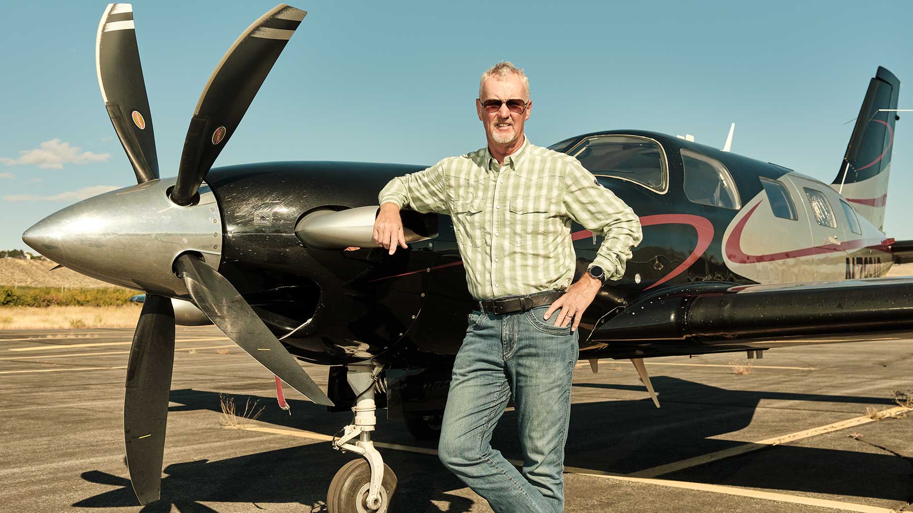 Golf course architect David McLay Kidd on his plane