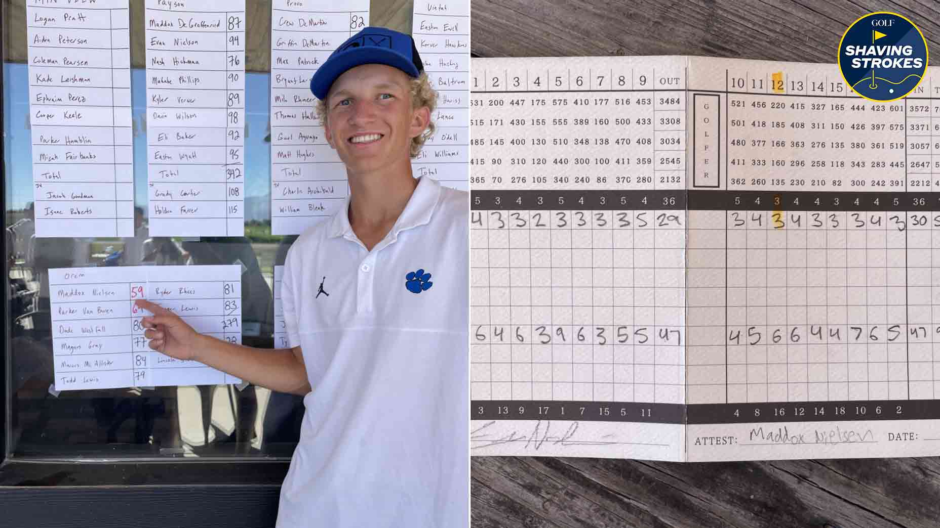 How a high schooler shot 59(!) and shaved 3 strokes off his index