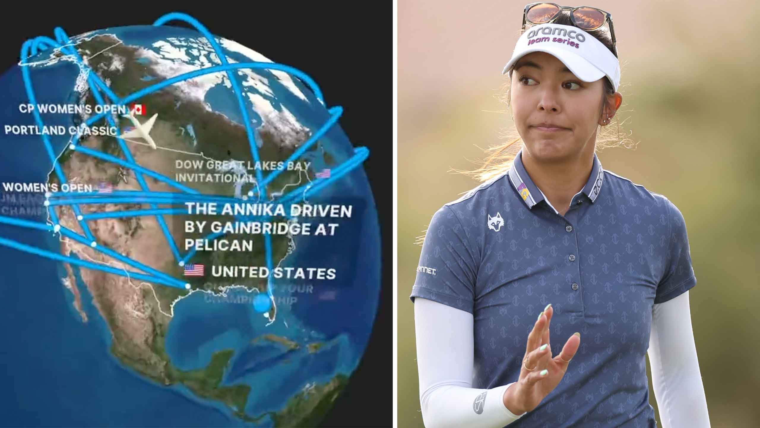 lpga travel schedule and alison lee