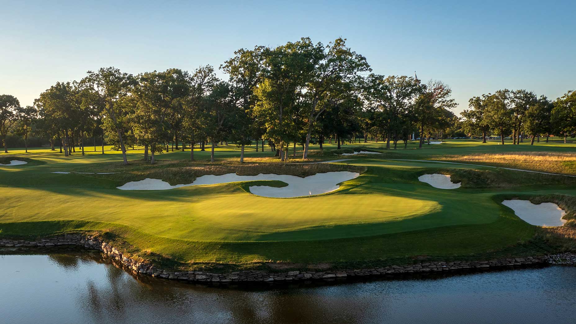 The 16th green at Medinah #3.