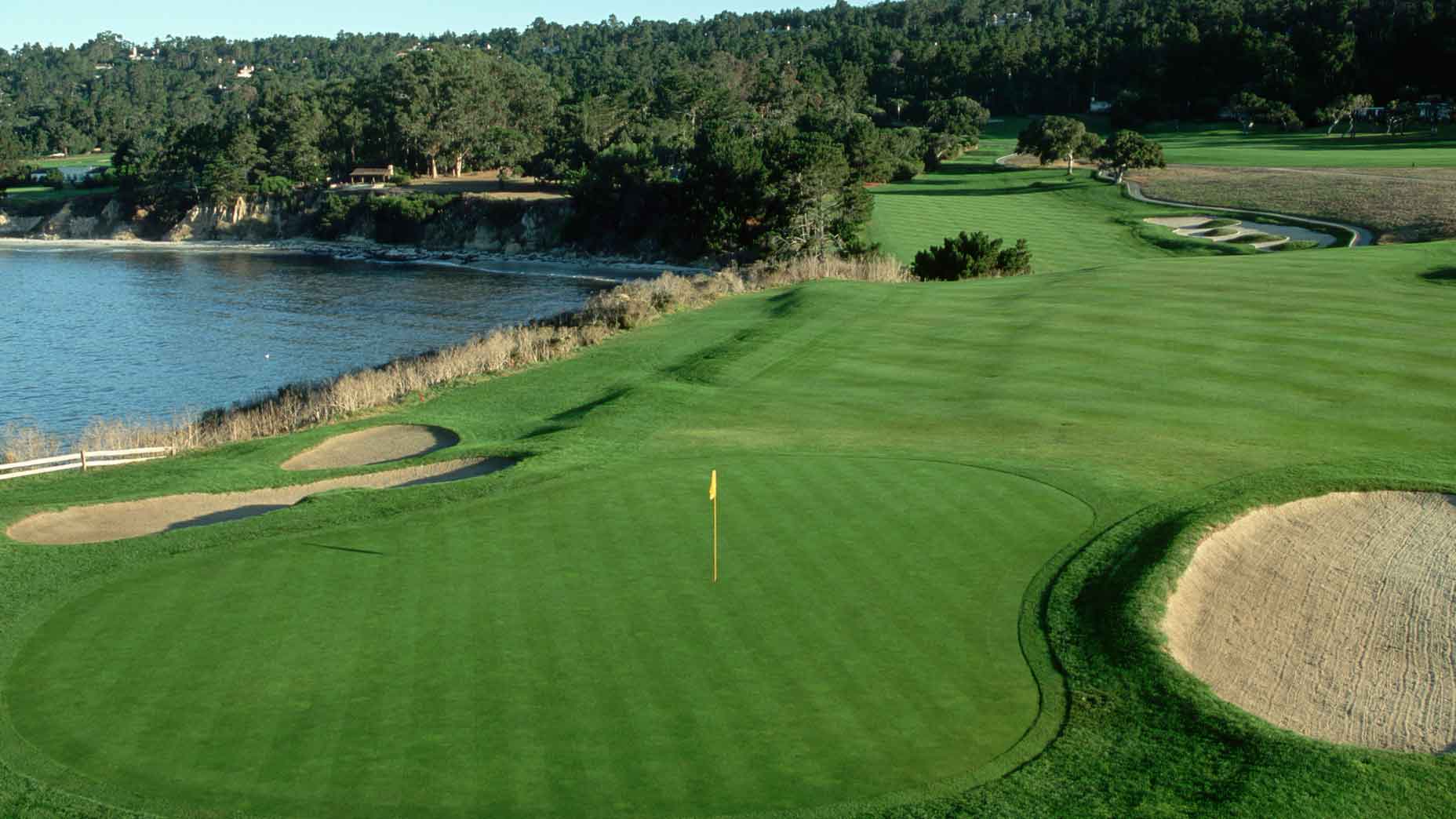 The 6th hole at Pebble Beach Golf Links, on the Monterey Peninsula.