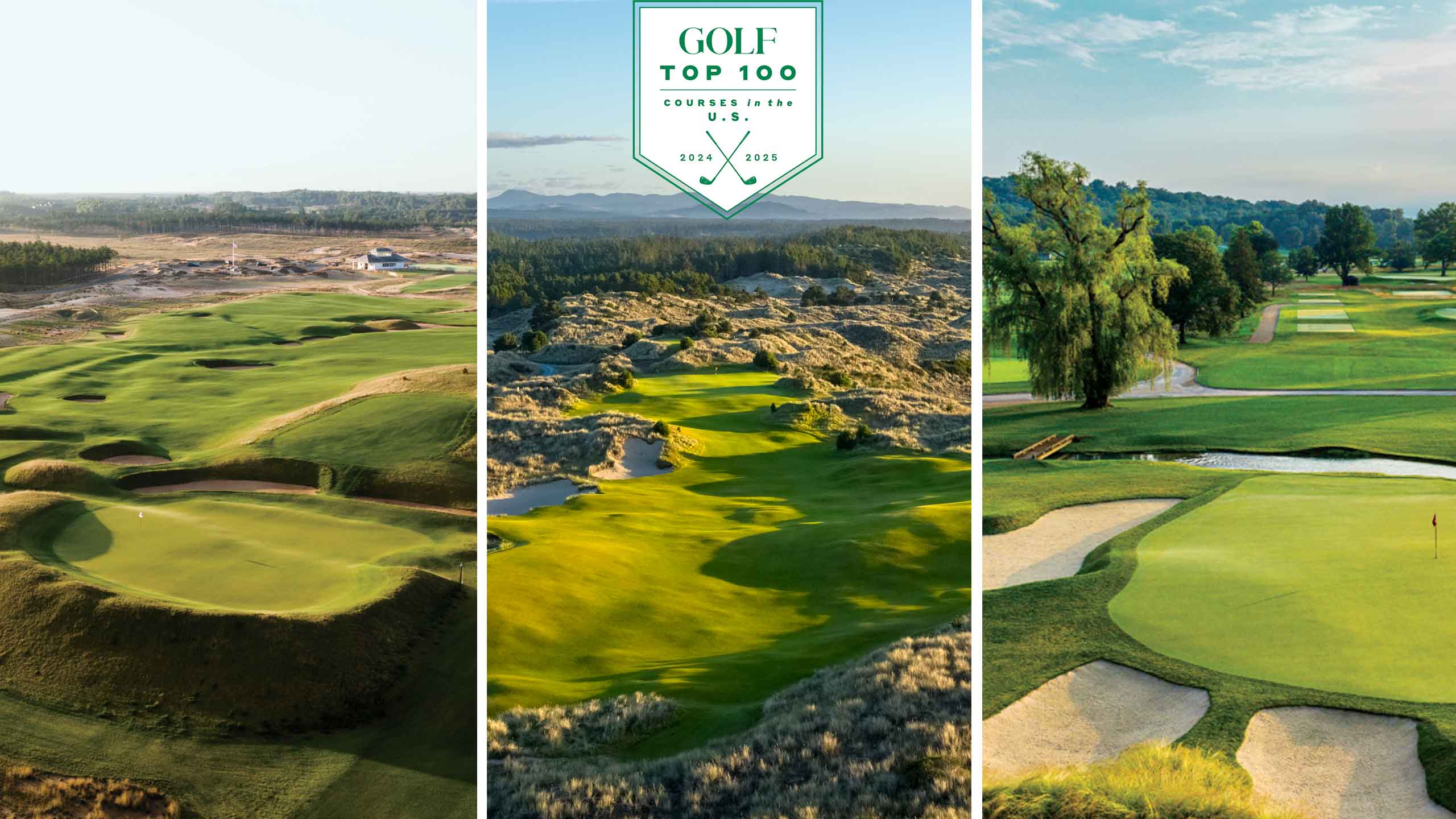 Best golf courses in the U.S for 2024-25, ranked from 1 to 100