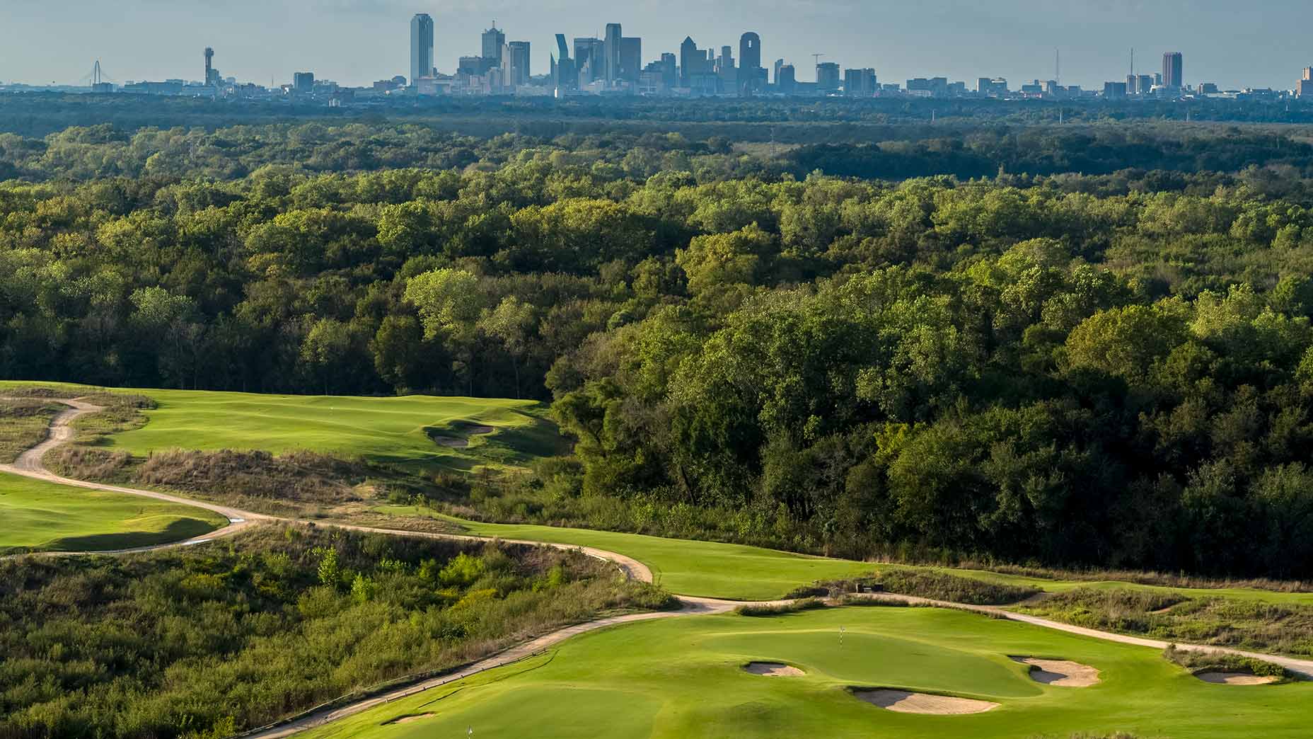 A view of Trinity Forest in Dallas, Texas.