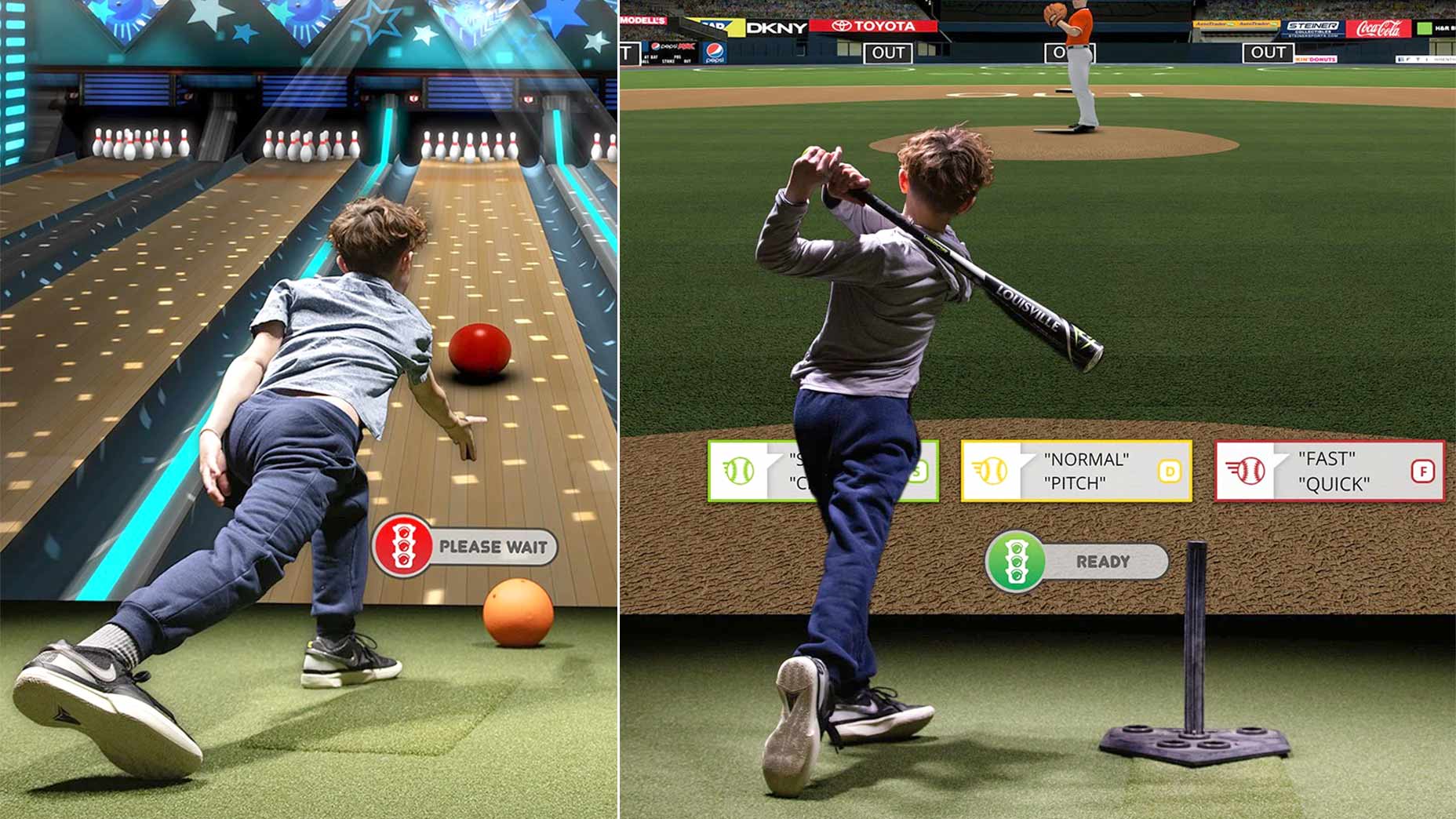 the multisport feature on trugolf's simulator