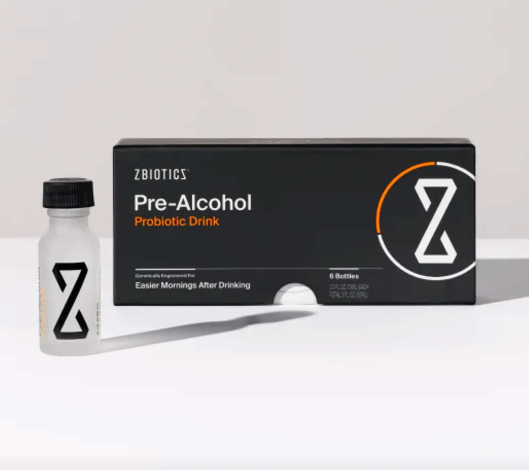 a zbiotics pre-alcohol drink