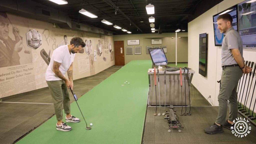 Go inside a custom fitting at the Ping Putting Lab | Fully Equipped