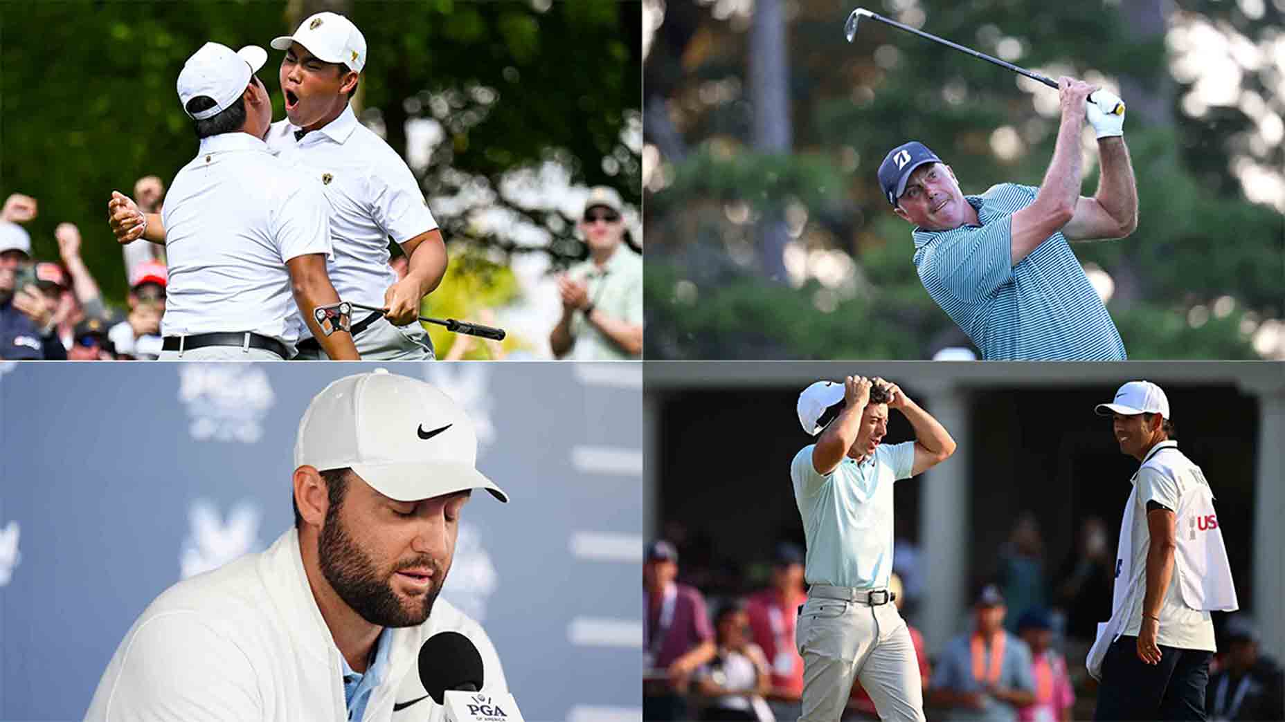 Tom Kim, Si Woo Kim, Matt Kuchar, Scottie Scheffle, Rory McIlroy, Ha Harry Diamond