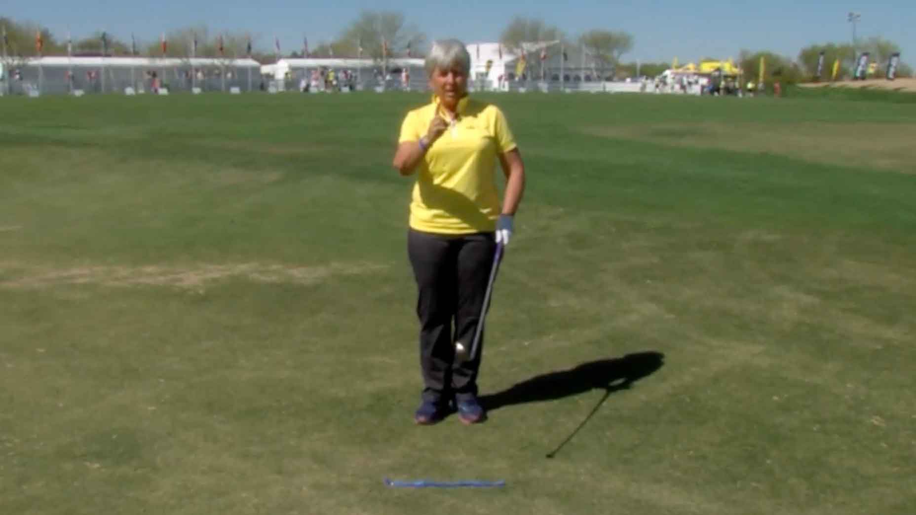 Top 100 GOLF teacher Lynn Marriott explains why it's important not to spend too much time on the ball before hitting.