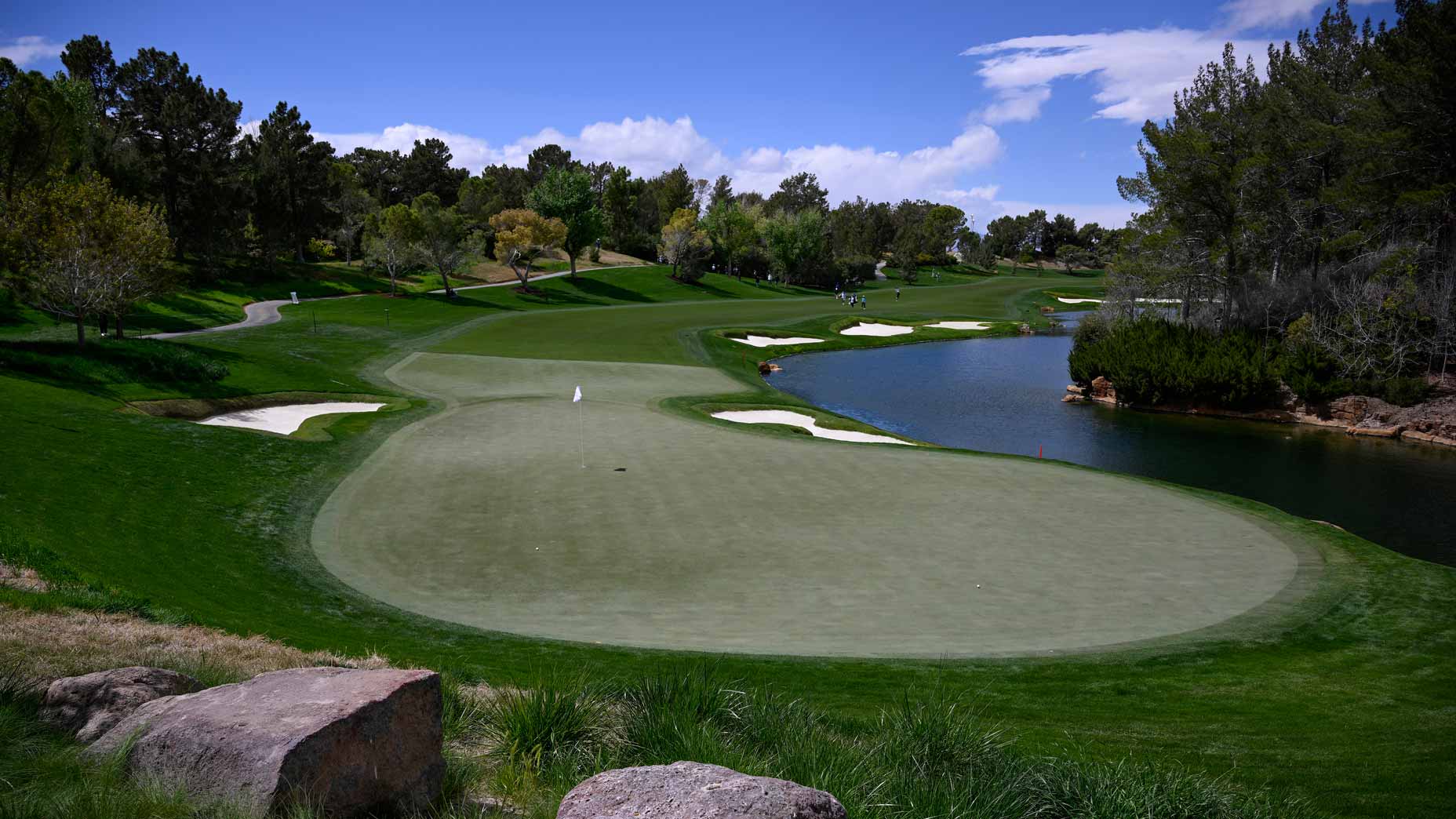 General the fourth hole on day three of the T-Mobile Match Play presented by MGM Rewards at Shadow Creek at Shadow Creek Golf Course on April 05, 2024 in Las Vegas, Nevada.